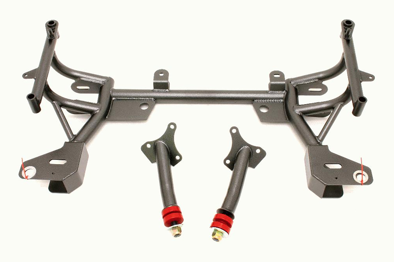 Chevrolet Camaro Crossmembers - BMR Suspension - KM015 Tubular K-Member - Black Hammertone - `93-`02